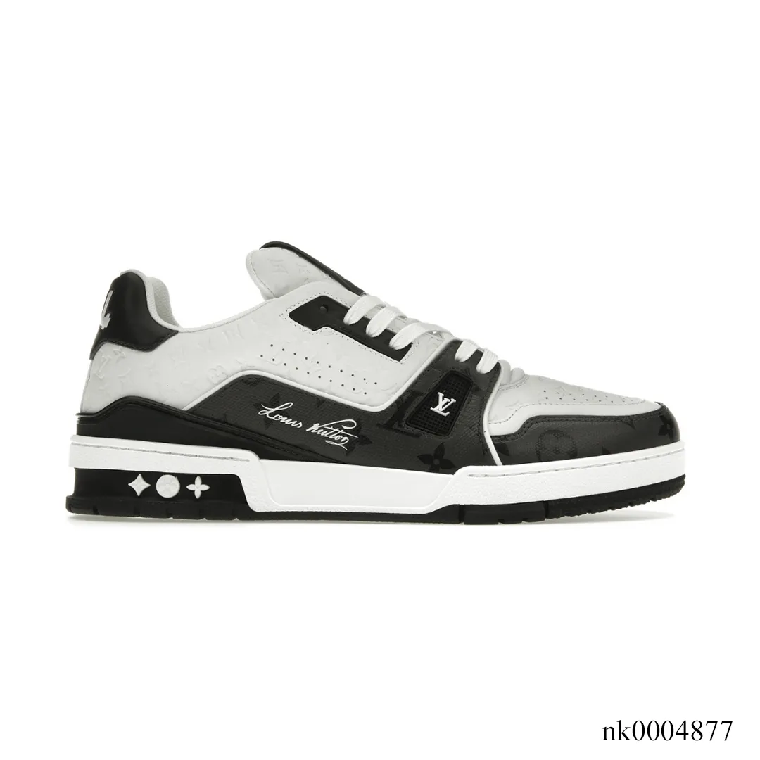 LV Trainer 54 Black White Shoes Sneakers – nk0004877