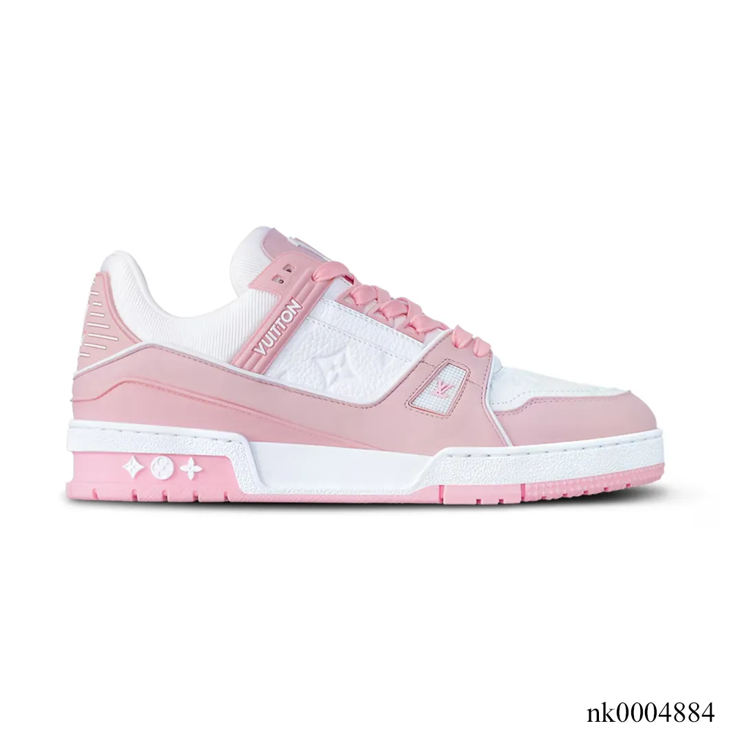 LV Trainer Pink Rose Shoes Sneakers – nk0004884