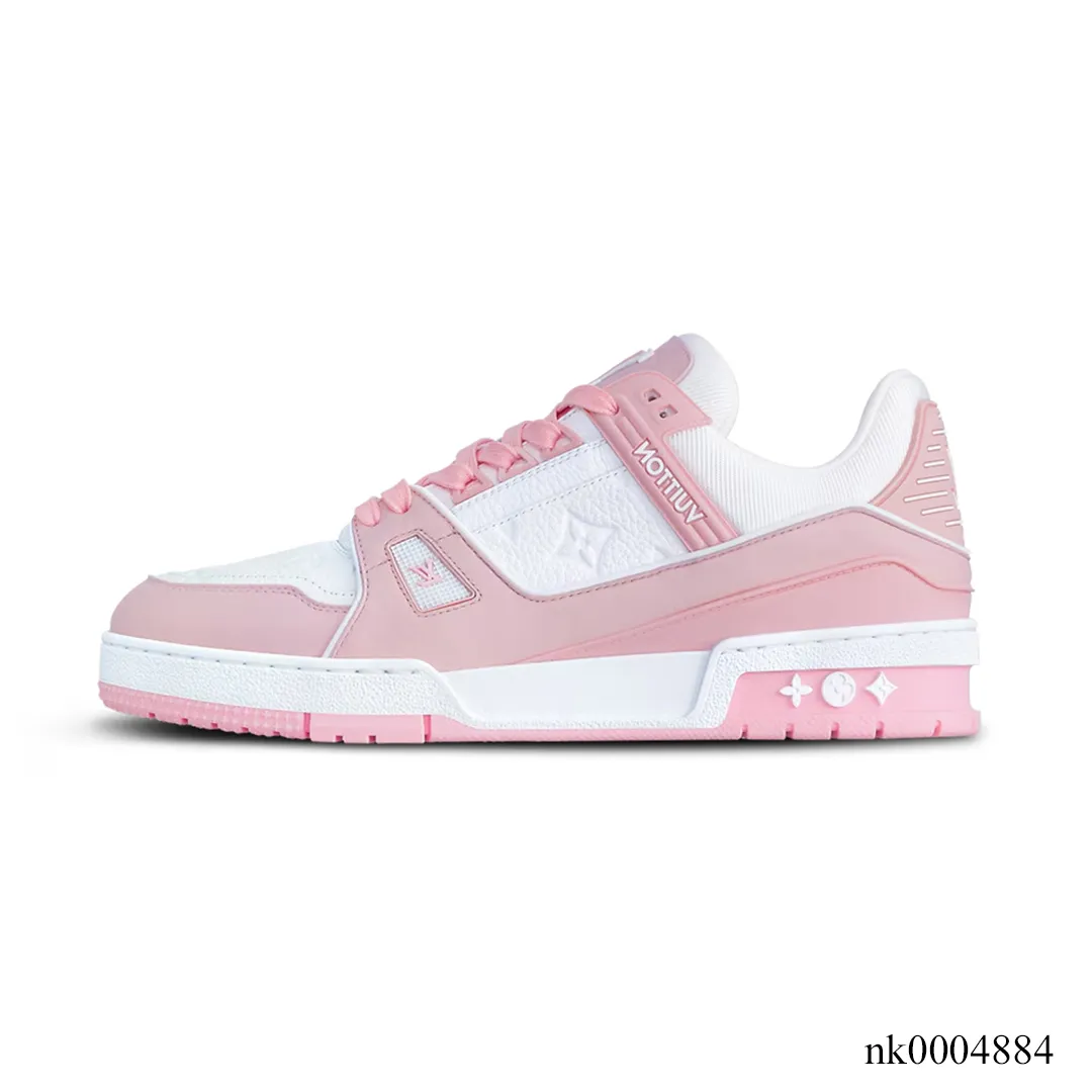 LV Trainer Pink Rose Shoes Sneakers – nk0004884 - Image 2